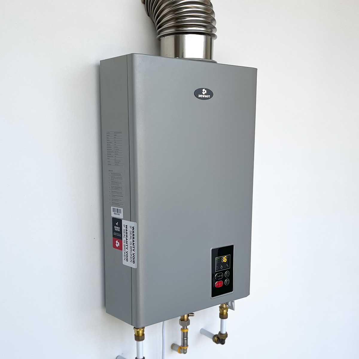 Dewhot 20L Gas Geyser Indoor Fan Forced