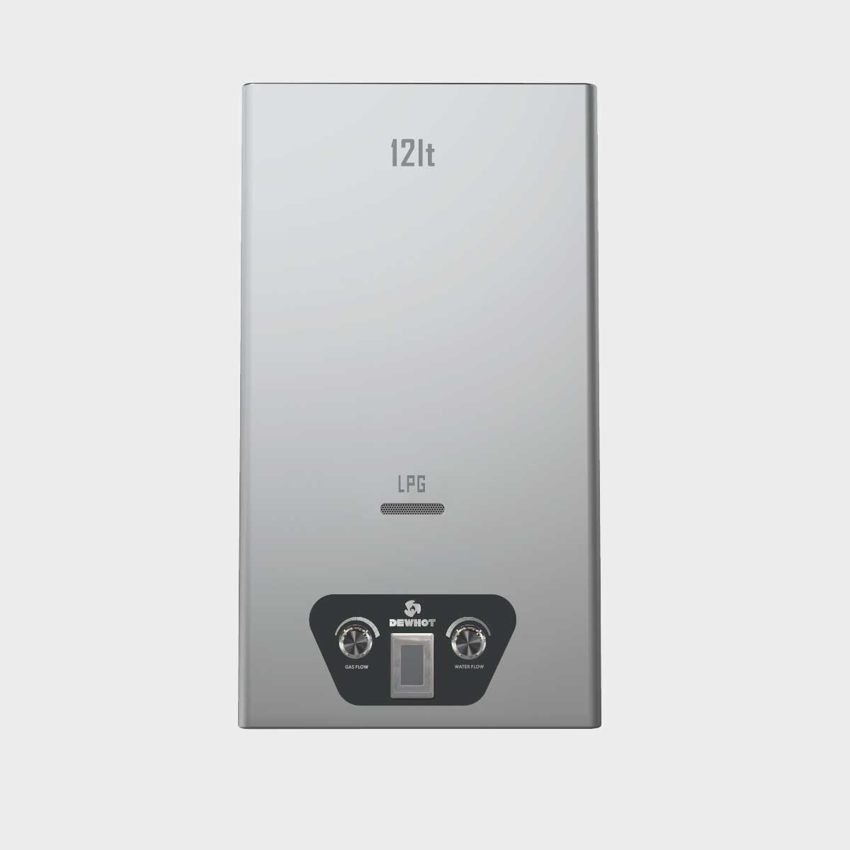 Dewhot 12L Stainless Steel Diaphragm Activated Gas Geyser