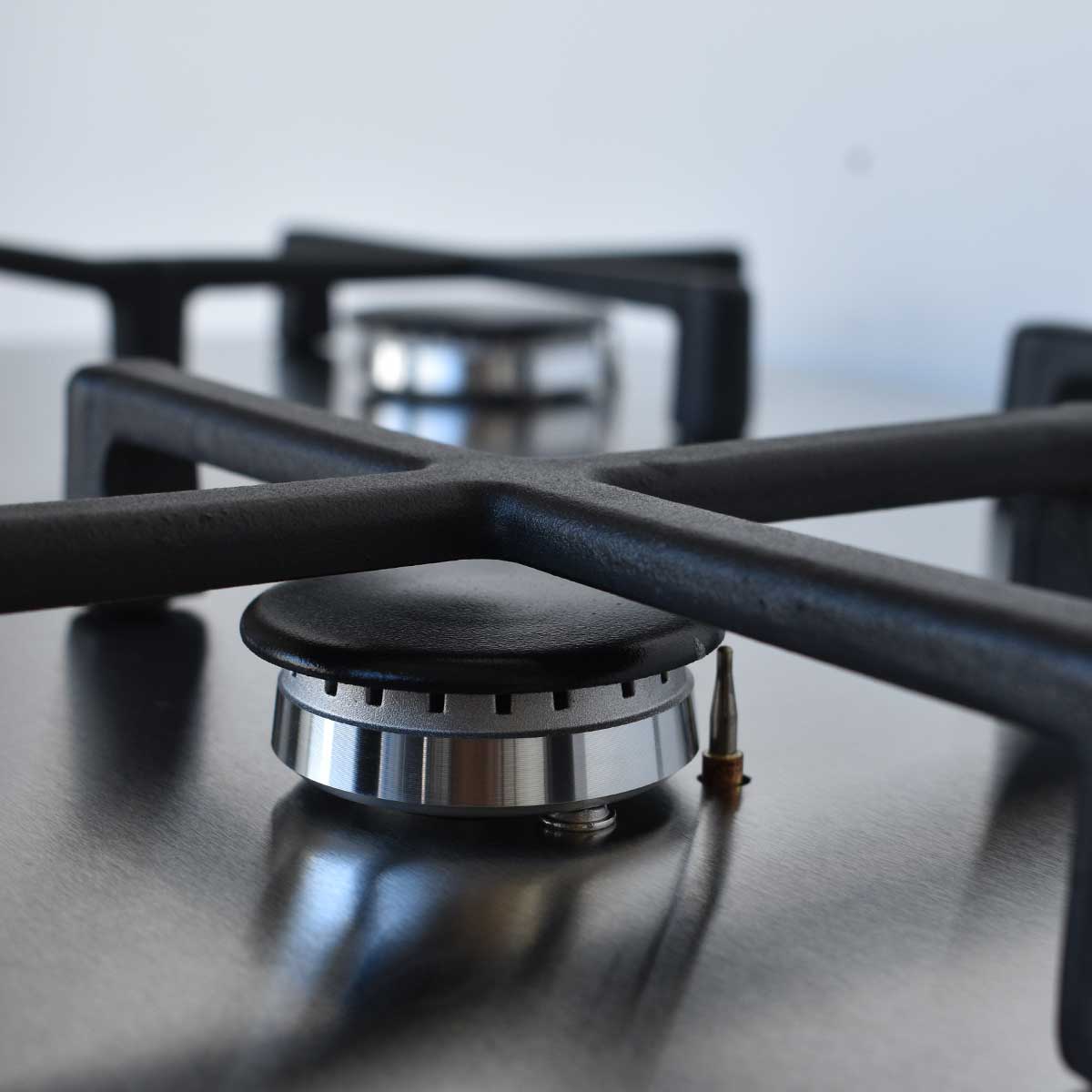 Dewhot 4 Burner Gas Stove Slimline Stainless Steel 60cm